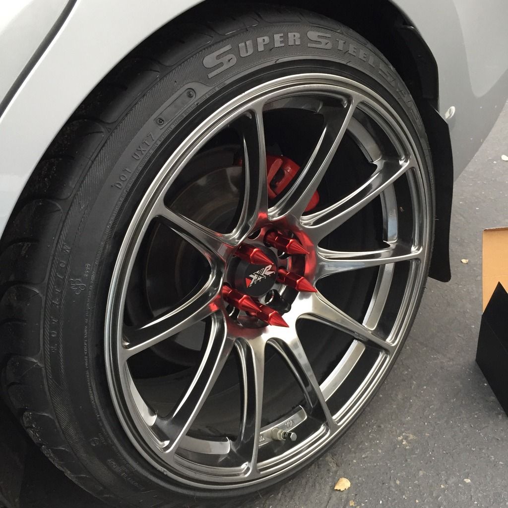 Has anyone installed the sickspeed chrome spike hub caps? Toyota
